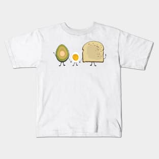 Unite: Avocado, Egg and Toast Edition Kids T-Shirt